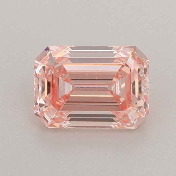 0.73 Ct. Fancy Intense  Pink Emerald Lab Grown Diamond