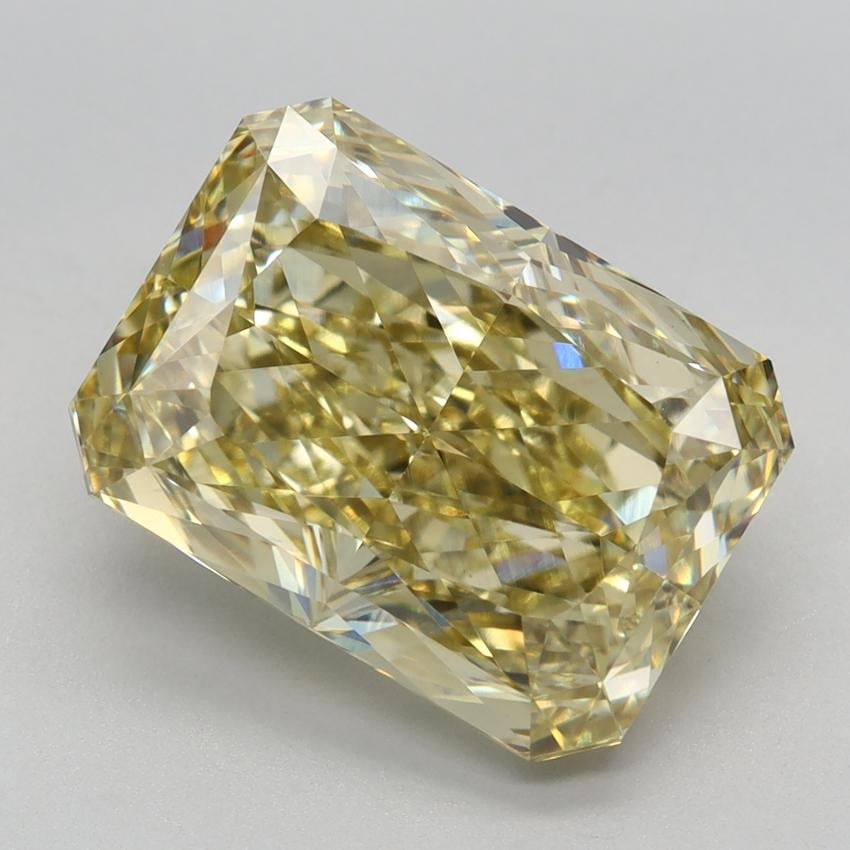 6.02 Ct. Fancy Vivid Yellow Radiant Lab Grown Diamond