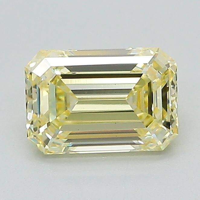 1.14 Ct. Fancy Yellow Emerald Lab Grown Diamond