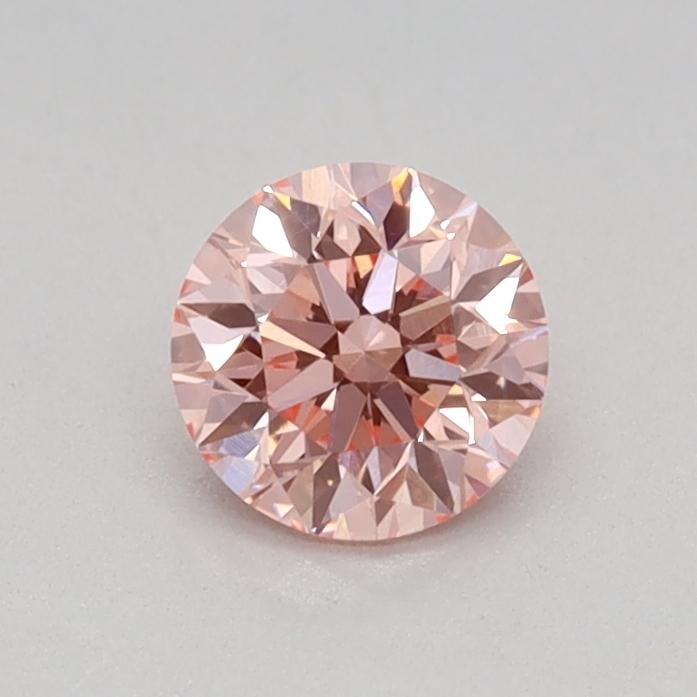 0.36 Ct. Fancy Vivid Pink Round Lab Grown Diamond
