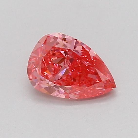 0.57 Ct. Fancy Vivid Pink Pear Lab Grown Diamond