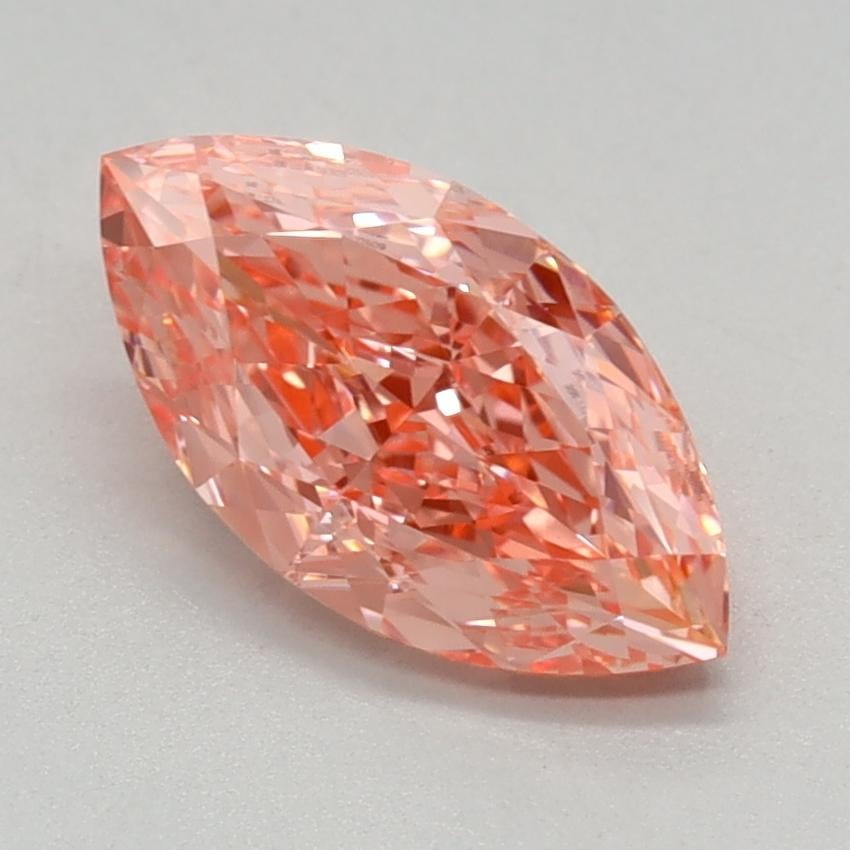 1.04 Ct. Fancy Vivid Pink Marquise Lab Grown Diamond