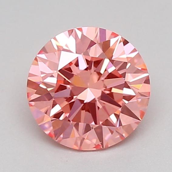 0.78 Ct. Fancy Vivid  Pink Round Lab Grown Diamond