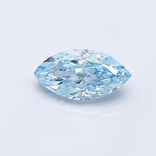 0.50 Ct. Fancy Vivid  Blue Marquise Lab Grown Diamond