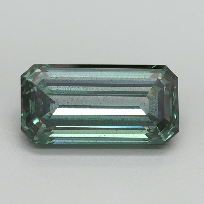 7.02 Ct. Fancy Intense Green Emerald Lab Grown Diamond