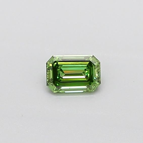 0.29 Ct. Fancy Vivid Green Emerald Lab Grown Diamond