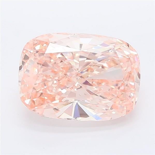 2.09 Ct. Fancy Vivid Pink Cushion Lab Grown Diamond