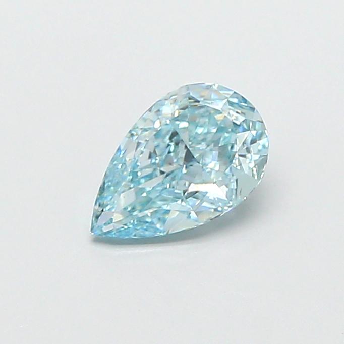 1.30 Ct. Fancy Vivid  Blue Pear Lab Grown Diamond