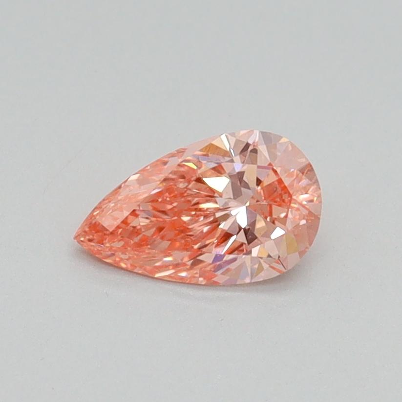 0.44 Ct. Fancy Vivid Pink Pear Lab Grown Diamond
