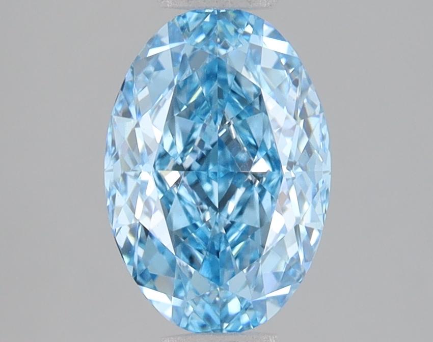 2.08 Ct. Fancy Vivid Blue Oval Lab Grown Diamond
