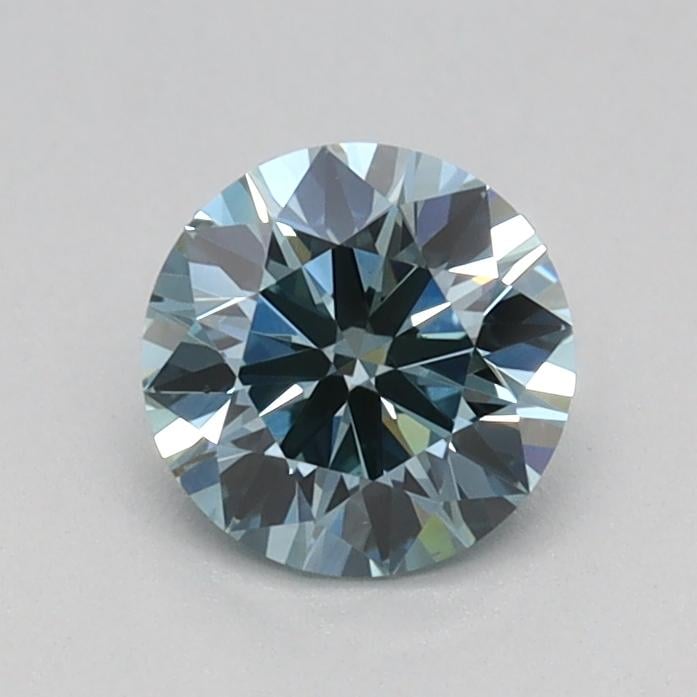 0.51 Ct. Fancy Intense Blue Round Lab Grown Diamond