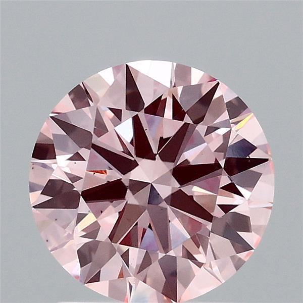 1.54 Ct. Fancy Intense Pink Round Lab Grown Diamond