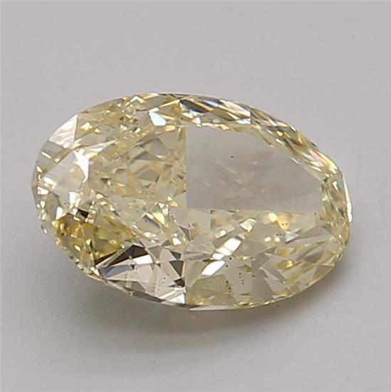 1.34 Ct. Fancy Yellow Oval Lab Grown Diamond