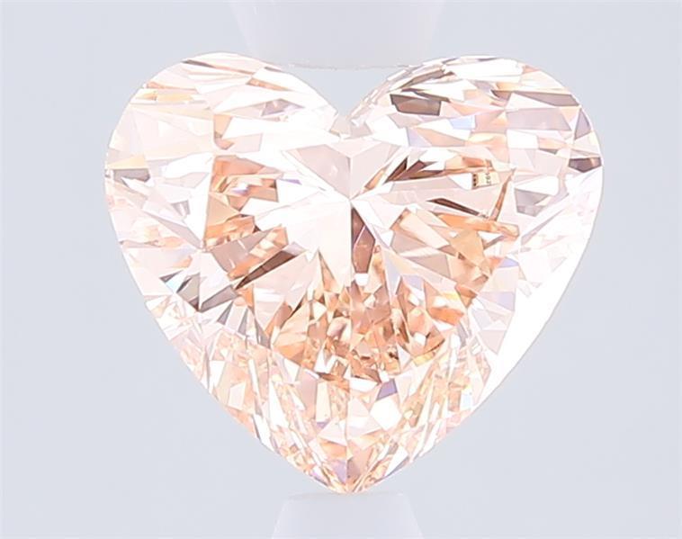 2.04 Ct. Fancy Intense  Pink Heart Lab Grown Diamond