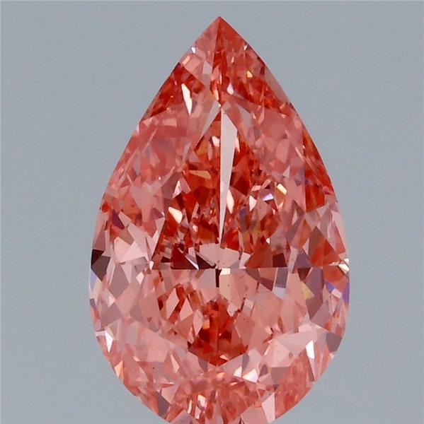 2.12 Ct. Fancy Vivid Pink Pear Lab Grown Diamond
