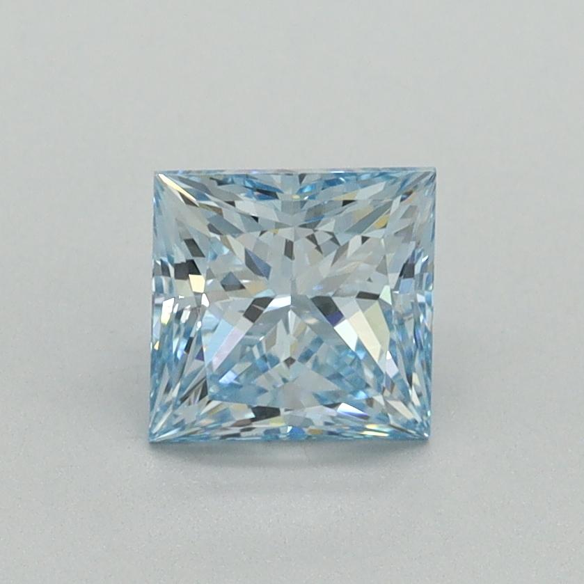 1.01 Ct. Fancy Intense Blue Princess Lab Grown Diamond