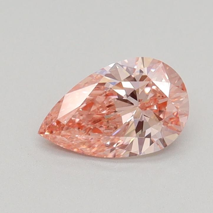 0.52 Ct. Fancy Intense Pink Pear Lab Grown Diamond