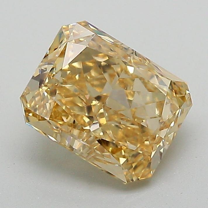1.96 Ct. Fancy Vivid  Yellow Radiant Lab Grown Diamond