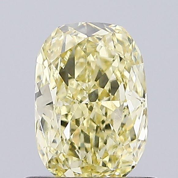 0.60 Ct. Fancy Yellow Cushion Lab Grown Diamond