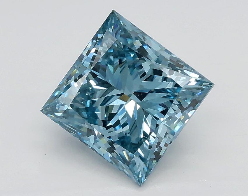 2.01 Ct. Fancy Blue Princess Lab Grown Diamond