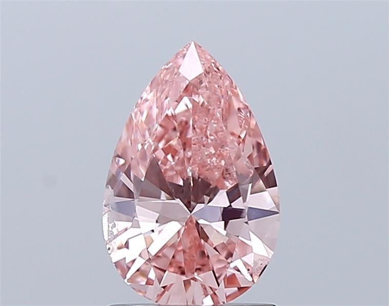 1.01 Ct. Fancy Vivid Pink Pear Lab Grown Diamond