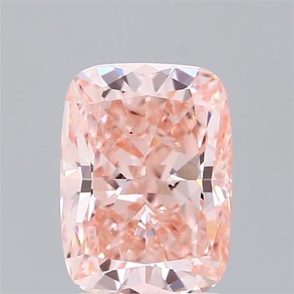 2.05 Ct. Fancy Vivid Pink Cushion Lab Grown Diamond
