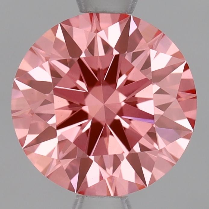 1.06 Ct. Fancy Vivid Pink Round Lab Grown Diamond