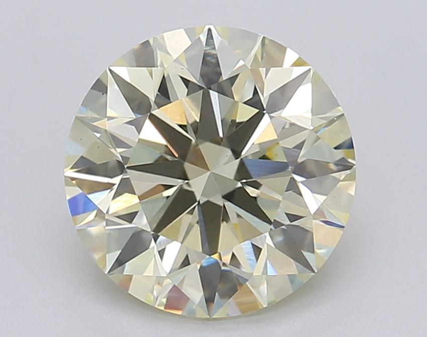 2.06 Ct. Fancy Light Yellow Round Lab Grown Diamond