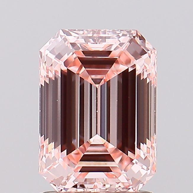 1.52 Ct. Fancy Intense Pink Emerald Lab Grown Diamond