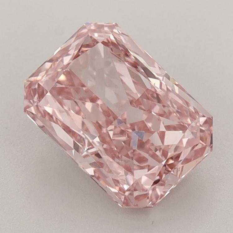 1.81 Ct. Fancy Vivid  Pink Radiant Lab Grown Diamond