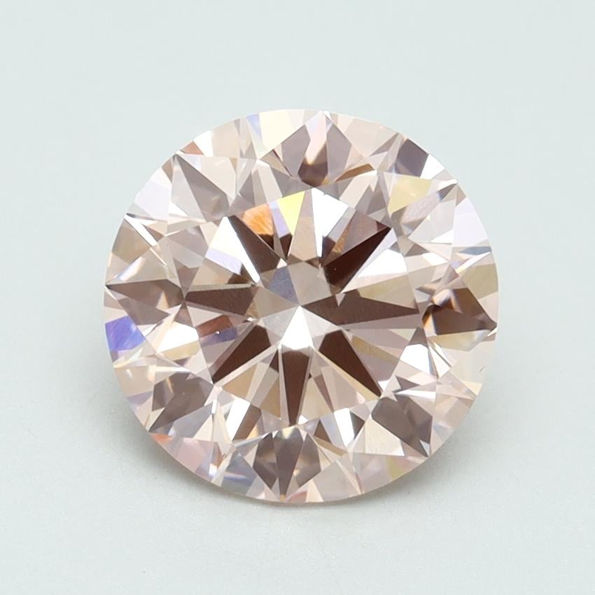 2.50 Ct. Fancy Intense Pink Round Lab Grown Diamond