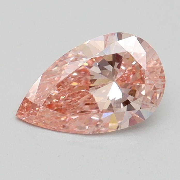 0.66 Ct. Fancy Intense Pink Pear Lab Grown Diamond