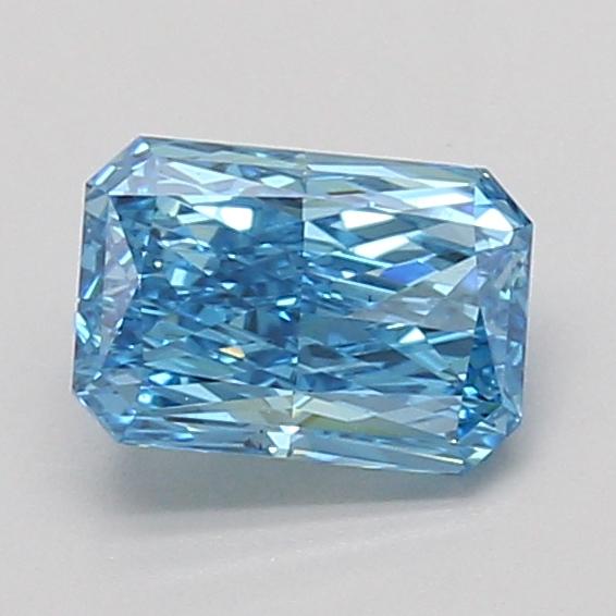 1.06 Ct. Fancy Vivid Blue Radiant Lab Grown Diamond
