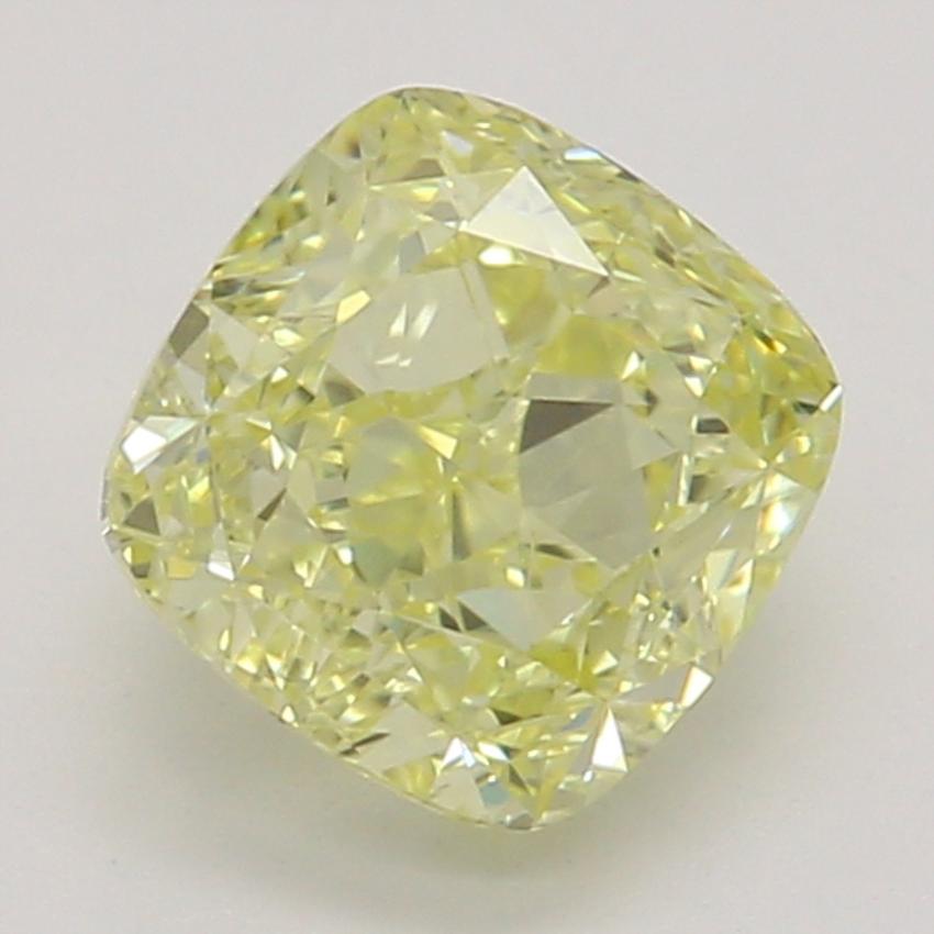0.70 Ct. Fancy Intense Yellow Cushion Diamond