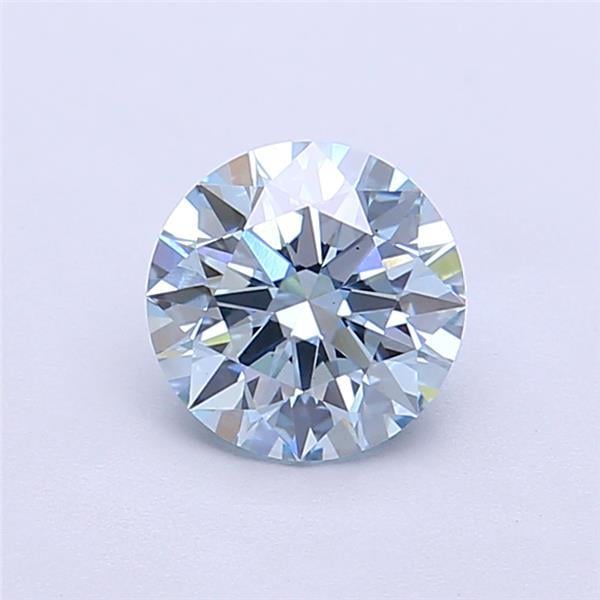 1.09 Ct. Fancy Vivid  Blue Round Lab Grown Diamond