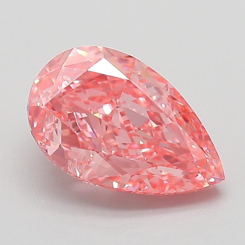 2.06 Ct. Fancy Vivid Pink Pear Lab Grown Diamond