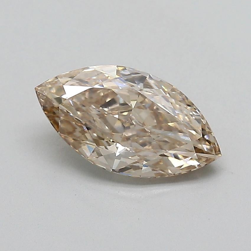 2.09 Ct. Very Light  Brown Marquise Lab Grown Diamond