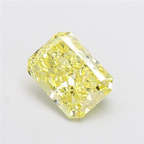 2.10 Ct. Fancy Intense Yellow Radiant Lab Grown Diamond
