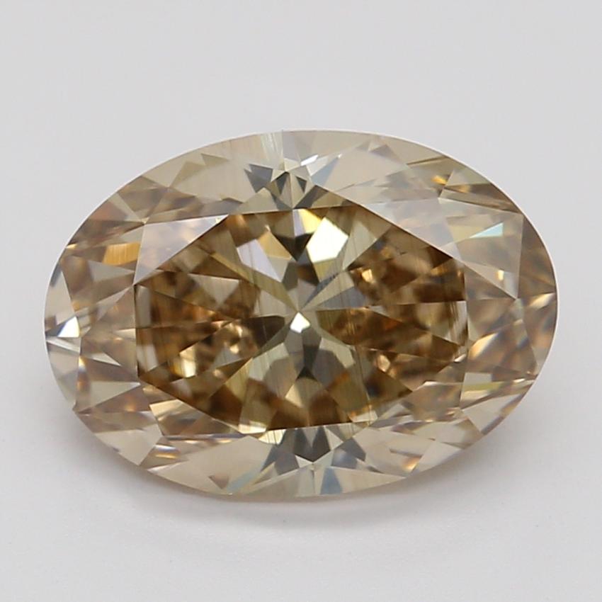 1.29 Ct. Fancy Orange-Brown  Oval Diamond