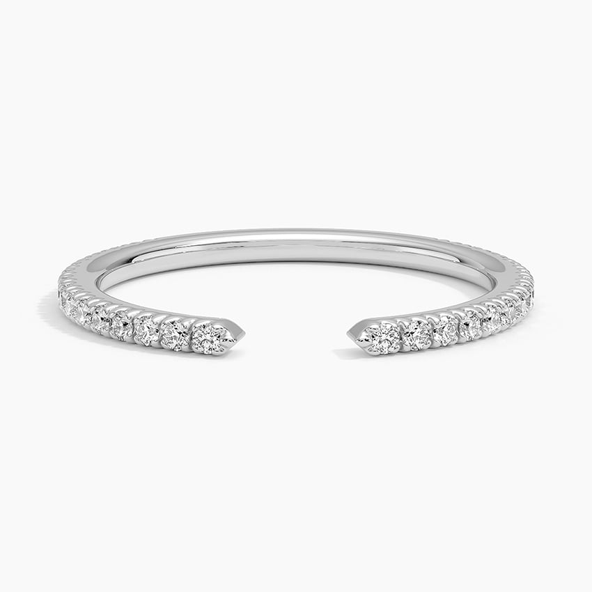 Platinum Sia Three-Quarter Coverage Diamond Ring (1/5 ct. tw.)