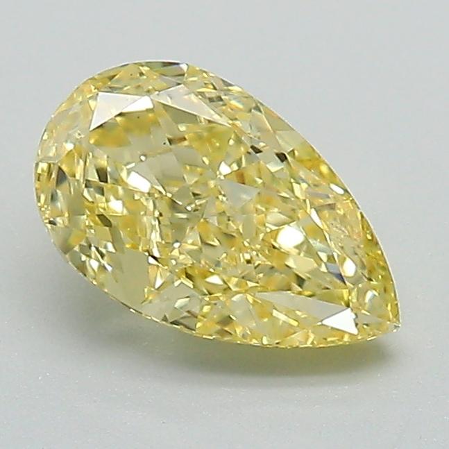 1.04 Ct. Fancy Intense Yellow Pear Lab Grown Diamond