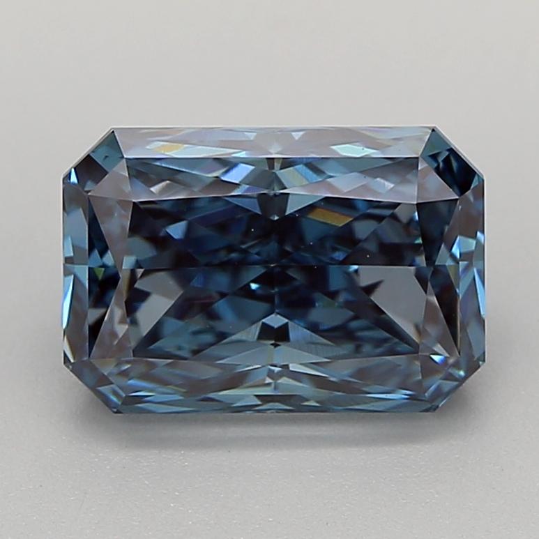 2.00 Ct. Fancy Vivid  Blue Radiant Lab Grown Diamond