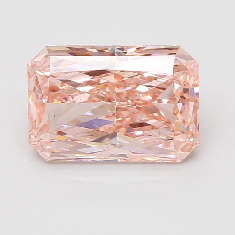 3.09 Ct. Fancy Vivid Pink Radiant Lab Grown Diamond