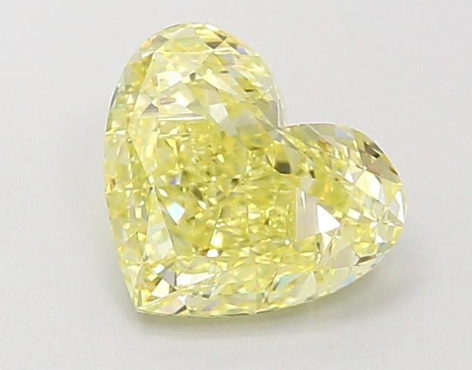 1.44 Ct. Fancy Light Yellow Heart Lab Grown Diamond