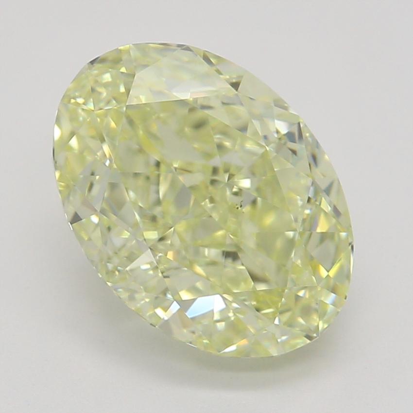 2.02 Ct. Fancy Light Yellow Oval Diamond
