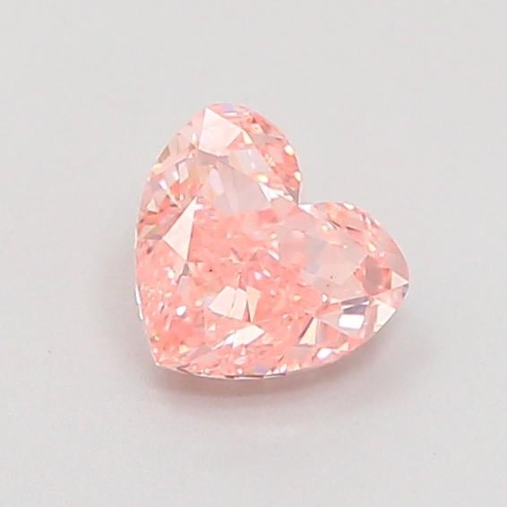 0.51 Ct. Fancy Intense  Pink Heart Lab Grown Diamond