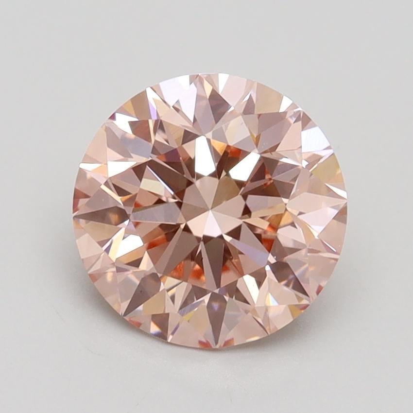 1.80 Ct. Fancy Intense Pink Round Lab Grown Diamond