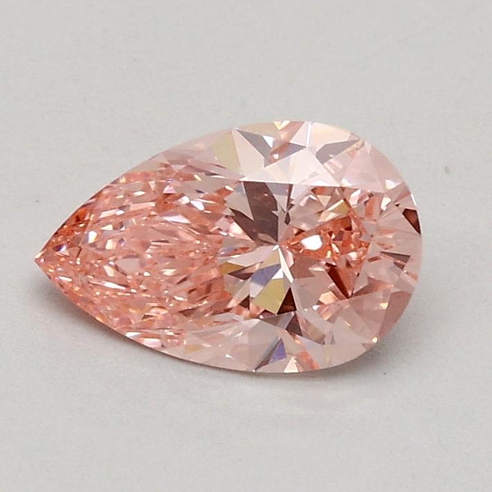 0.50 Ct. Fancy Intense Pink Pear Lab Grown Diamond