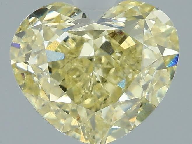 2.04 Ct. Fancy Intense Yellow Heart Lab Grown Diamond