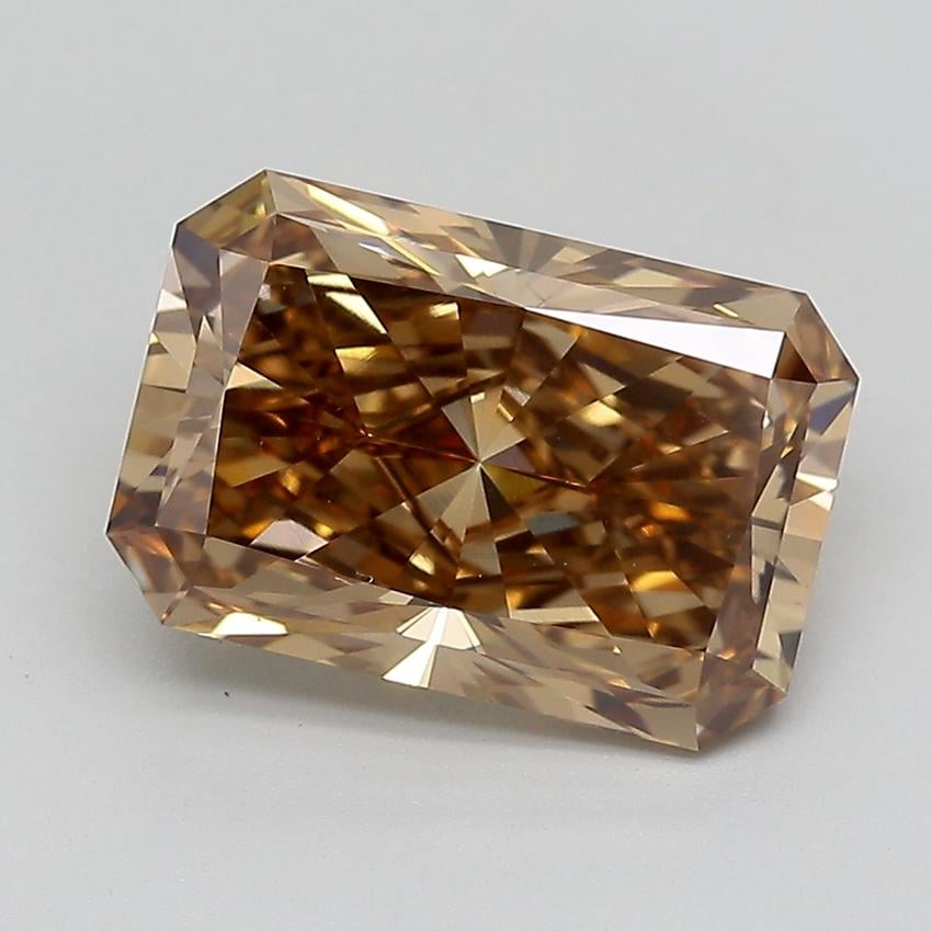 4.48 Ct. Fancy  Brown Radiant Lab Grown Diamond